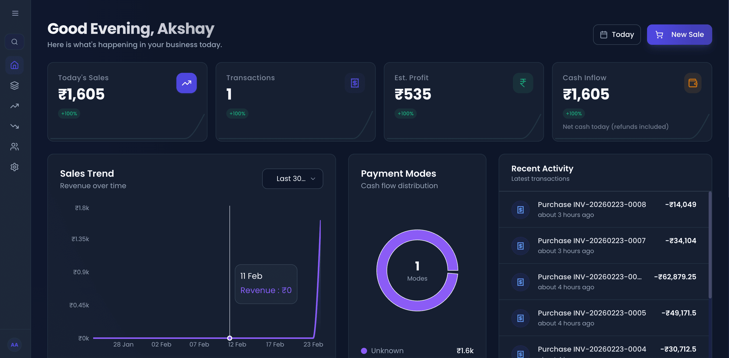 Ethnofy OS desktop dashboard
