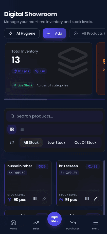 HisabLekha mobile inventory